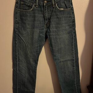 Levi's Dark Blue Straight Jeans